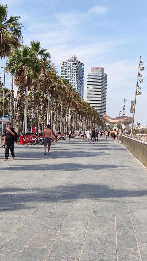 バルセロナのビーチbarceloneta 2